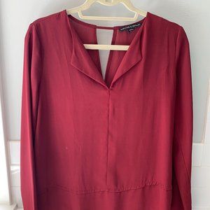Harlowe & Graham Maroon Blouse